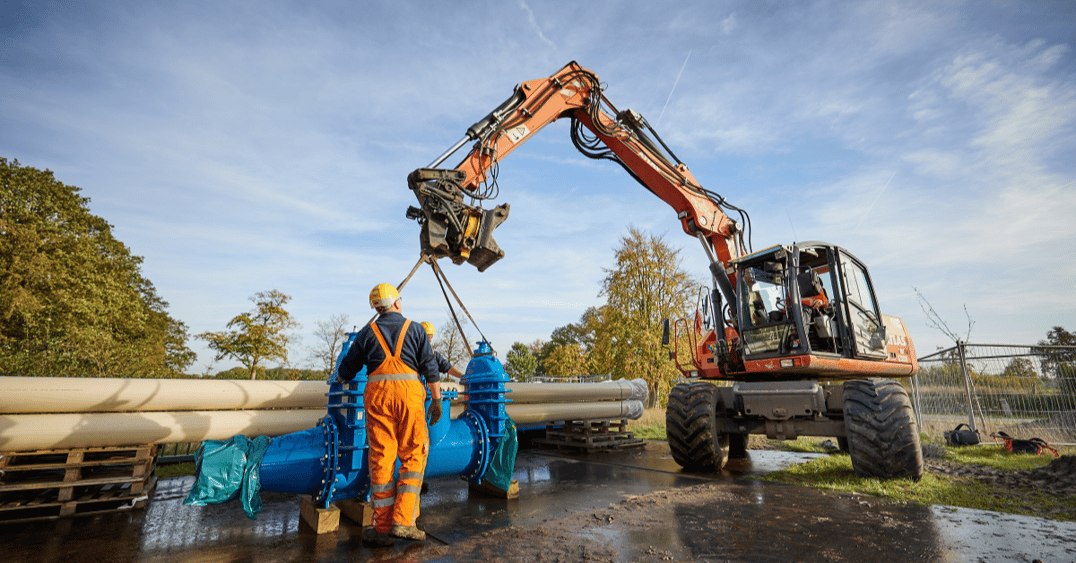 Aanleg drinkwatervoorziening Appelscha door Heijmans 3-1