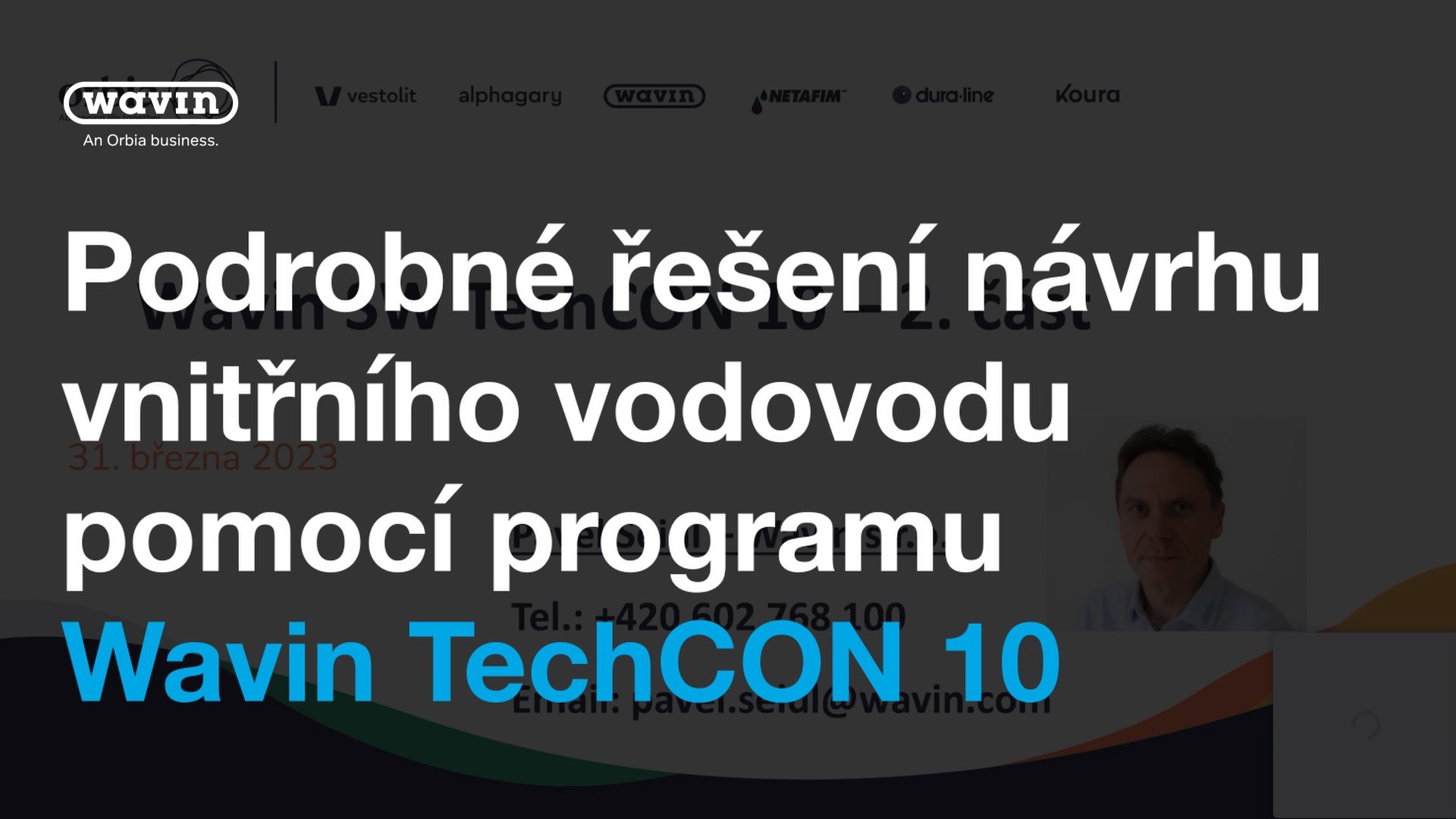 6_Podrobné řešení návrhu vnitřního vodovodu pomocí programu Wavin TechCON 10