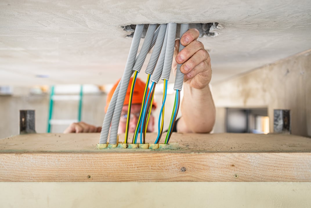 Wavin Flexbedraad installatie