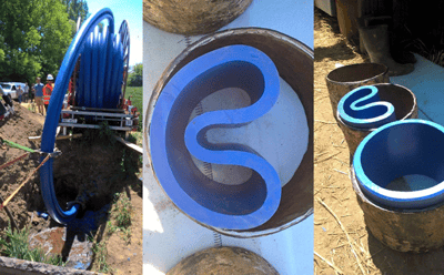 Grabenlose Sanierung der Trinkwasserrohre