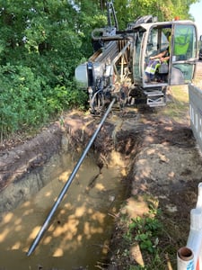 Grabenlose Verlegung von Trinkwasserrohrleitungen