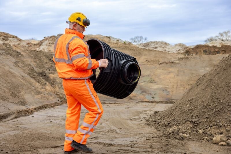 Einfach Installation Wavin Tegra 600 LC