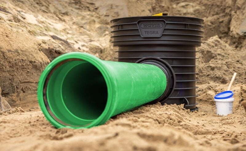 Inspektionsschacht Wavin Tegra 600 LC