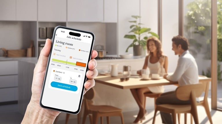 Sentio App Dining table1