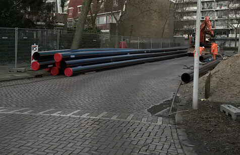 Afvalwater persleidingen