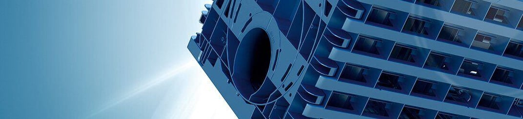 installation of a sewage plastic pipe during the construction of a house. Creative Banner. Copyspace image