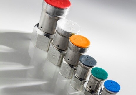 Tappi di protezione colorati identificativi del diametro