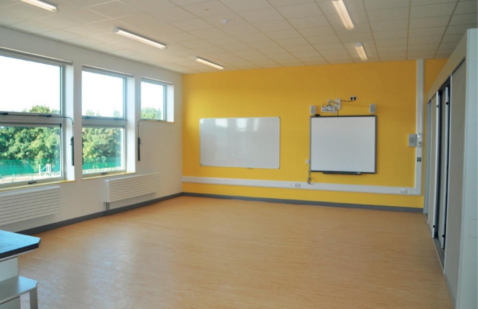 Classroom within the build