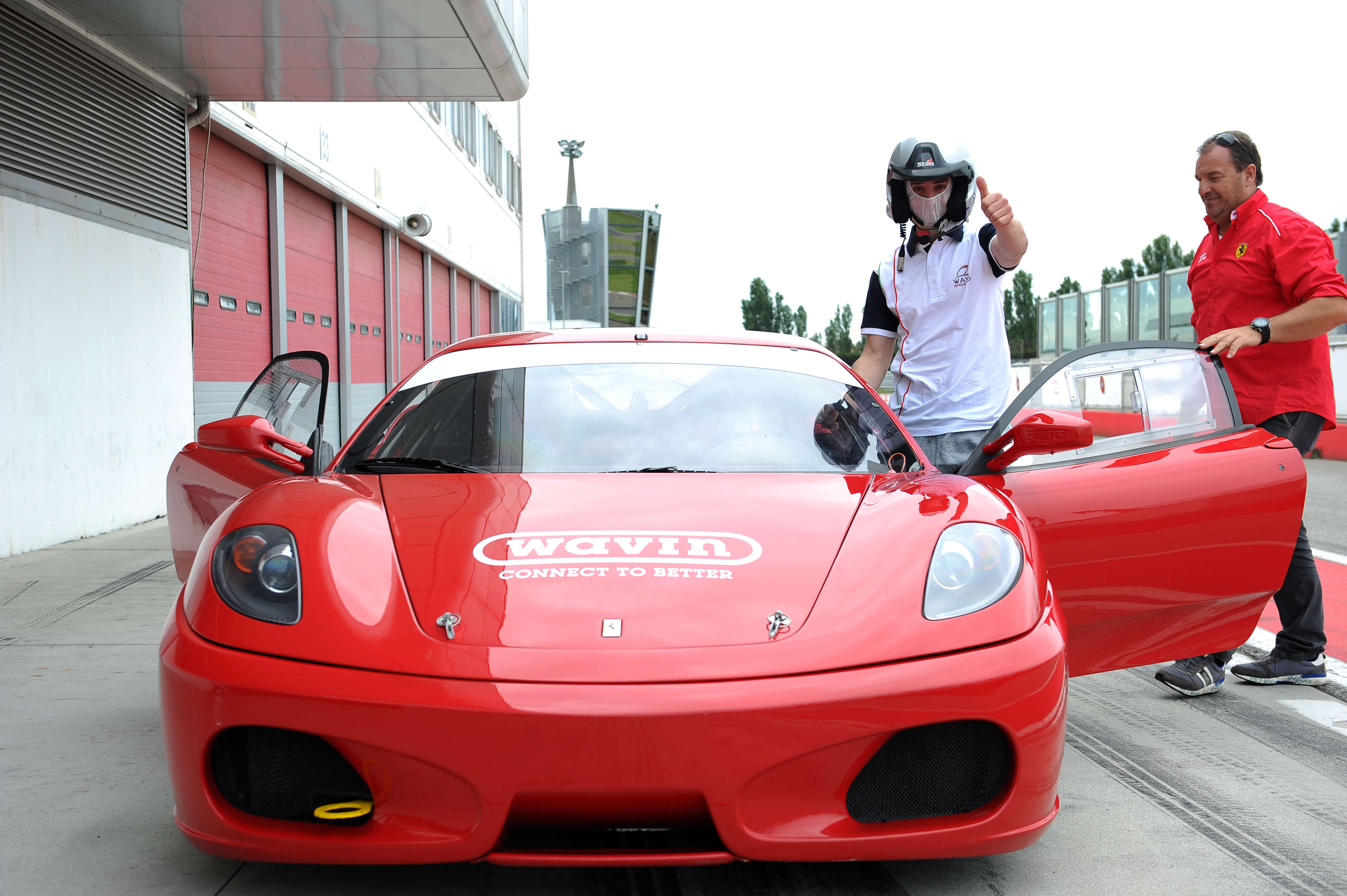 Pronti a partire sulla Ferrari F430