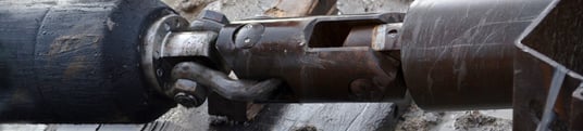 installation of a sewage plastic pipe during the construction of a house. Creative Banner. Copyspace image
