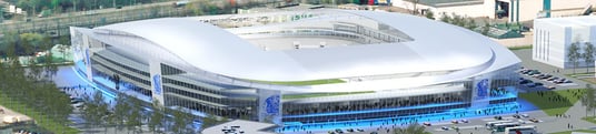Ghelamco Arena in Gent Belgien