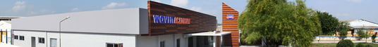 installation of a sewage plastic pipe during the construction of a house. Creative Banner. Copyspace image