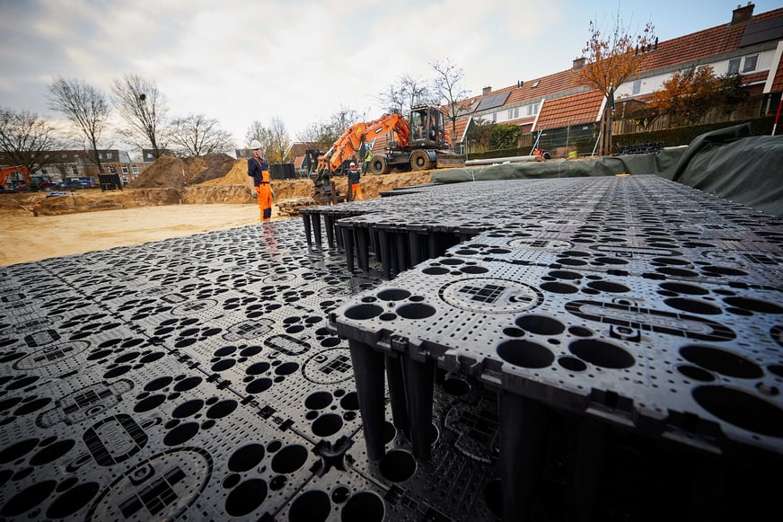 Beeld 3- Azaleapark Zwolle_AquaCell_Wavin_infiltratie_regenwater-1