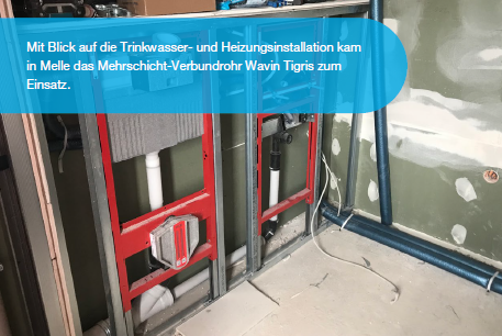 Mehrschichtverbundrohr für die Trinkwasser- und Heizungsleitungen