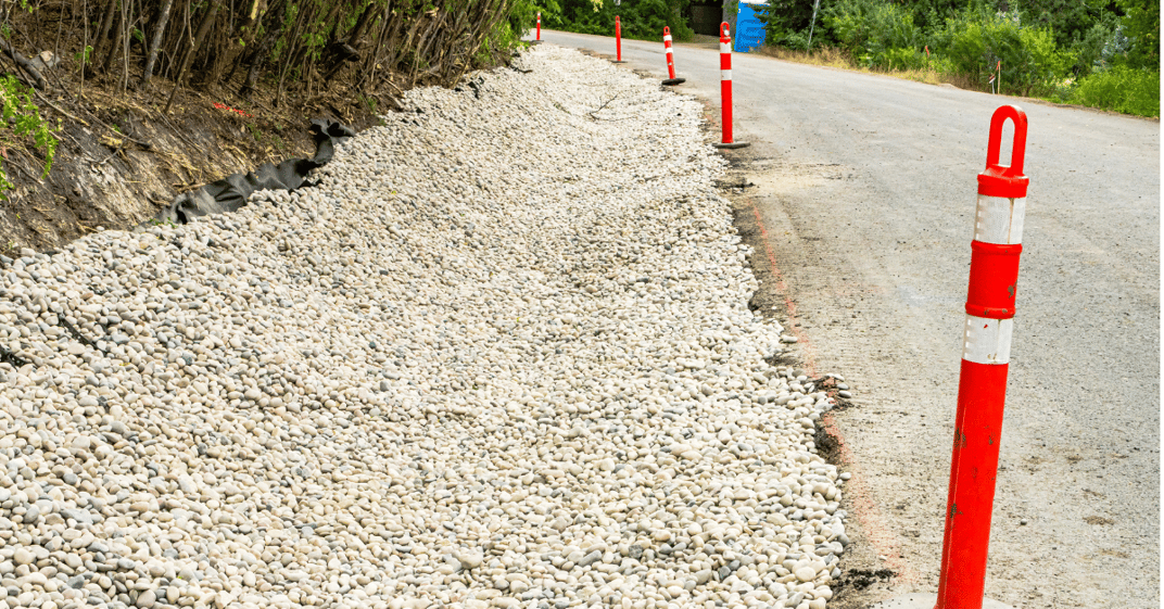 installation of a sewage plastic pipe during the construction of a house. Creative Banner. Copyspace image