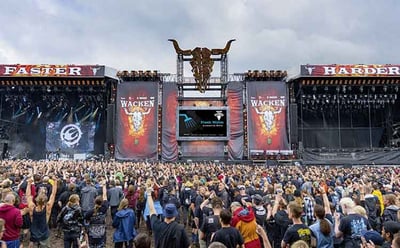 Wacken Festival Bühnenbild