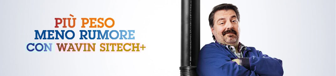 installation of a sewage plastic pipe during the construction of a house. Creative Banner. Copyspace image