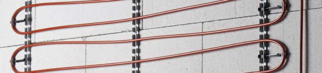 installation of a sewage plastic pipe during the construction of a house. Creative Banner. Copyspace image