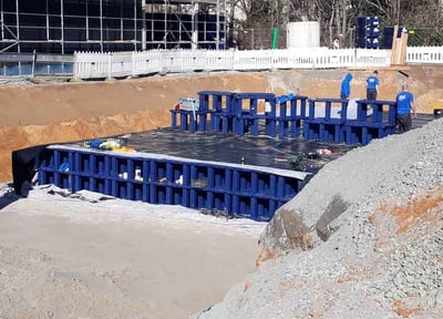 Regenwasserbewirtschaftung - Versickerungs- und Rückhaltesystem