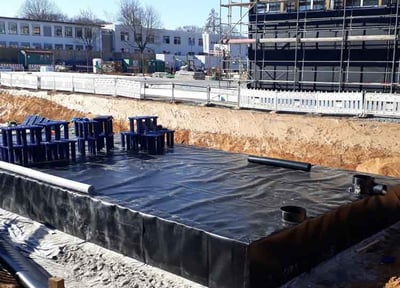 Regenwasserbewirtschaftung - Rigolen