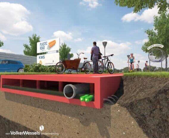 mise au point d’un prototype de chaussée en plastique durable - PlasticRoad2