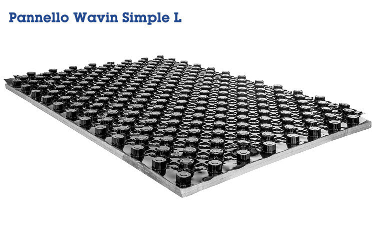 Pannello Wavin Simple L per climatizzazione radiante a pavimento