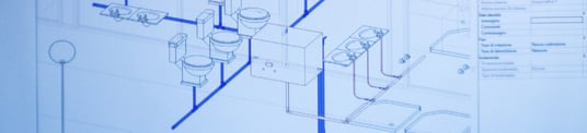 installation of a sewage plastic pipe during the construction of a house. Creative Banner. Copyspace image