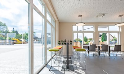 Fertiges Projekt in Pfreimd mit Wavin Systemlösungen als neue Cafeteria