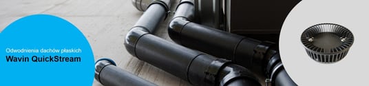 installation of a sewage plastic pipe during the construction of a house. Creative Banner. Copyspace image