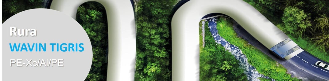 installation of a sewage plastic pipe during the construction of a house. Creative Banner. Copyspace image