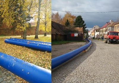Berstlining für die grabenlose Rohrverlegung