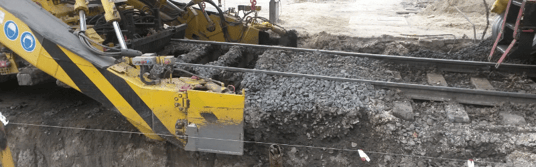 installation of a sewage plastic pipe during the construction of a house. Creative Banner. Copyspace image