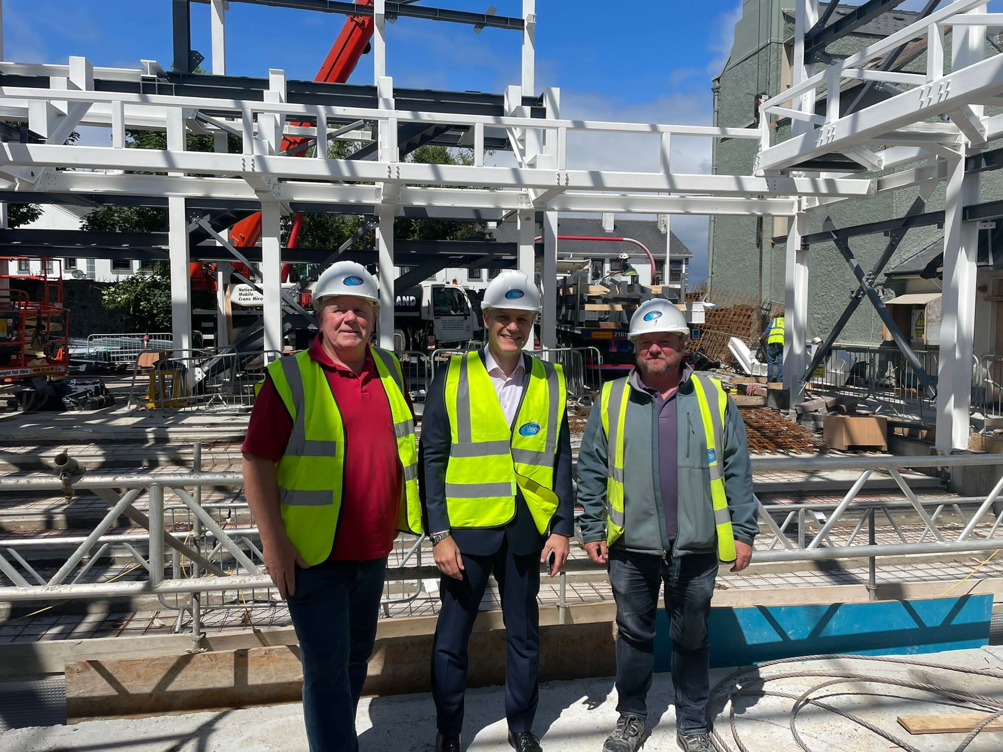 Wavin Ireland meets Irish Institute of Music and Song at Ampitheatre site