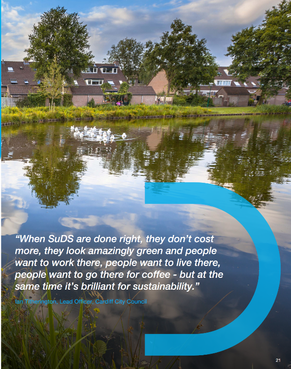 Sustainable drainage quote