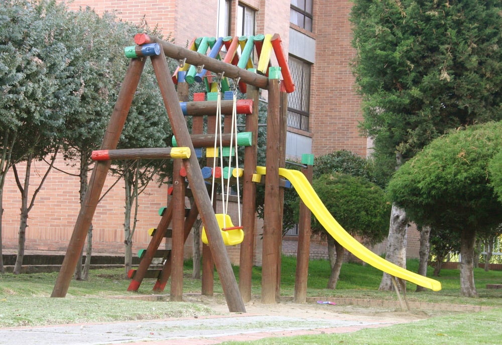 children playground in a residential complex