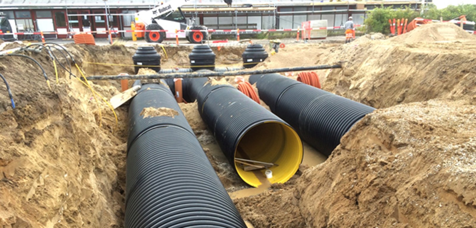 Fra tung beton til lette Wavin XL-rør