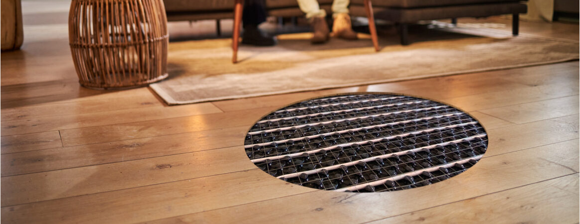 How underfloor heating can save up to 10-20% energy consumption due to reduced temperature