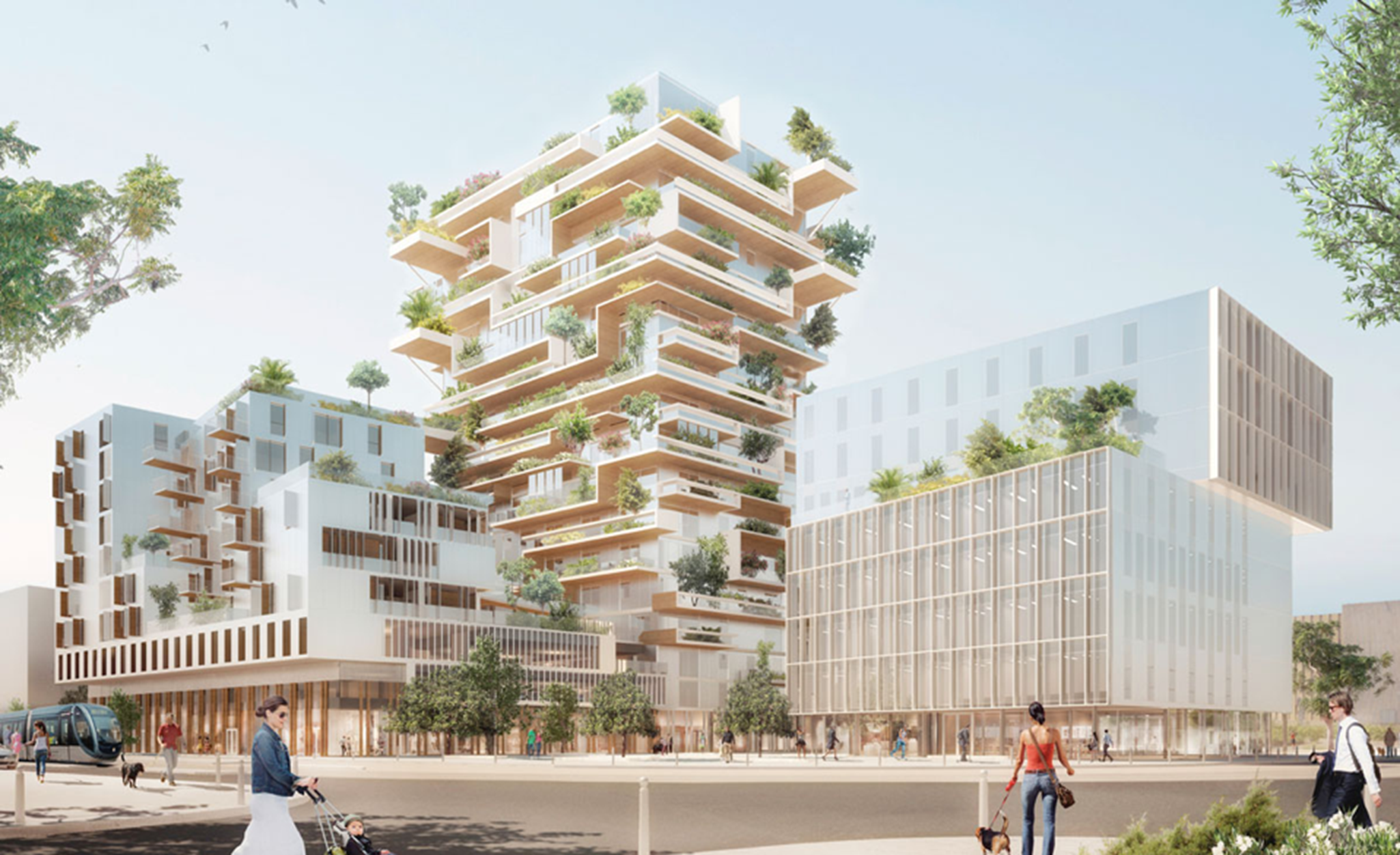 Ranskan ensimmäinen puinen asuintornitalo näyttää suuntaa ilmastokestäville kaupungeille
