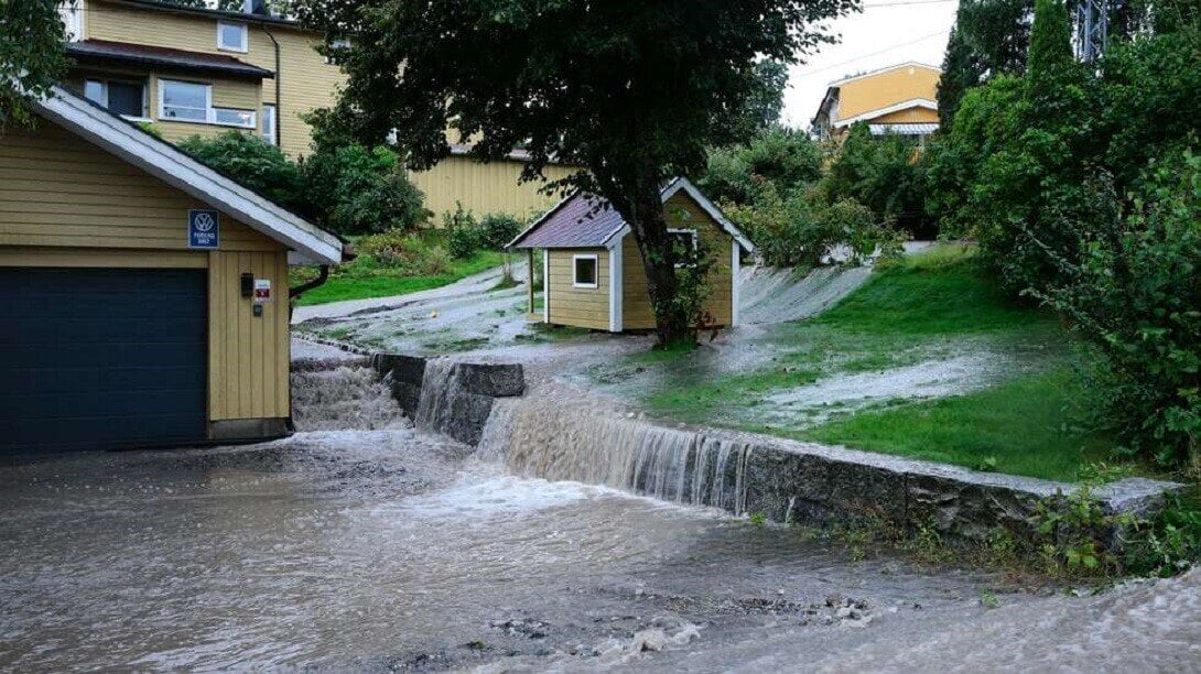 Overvannet kan være huseiers eget problem