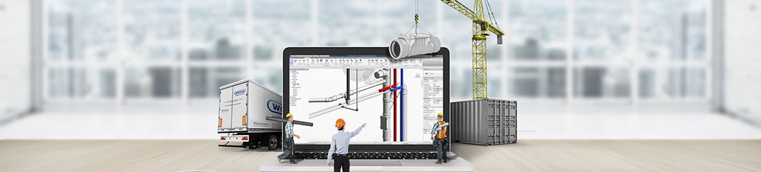 BIM nová éra stavebnictví: 3D projektování s Revitem, knihovnami Wavin