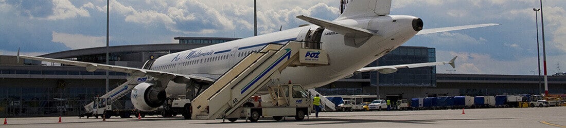 Entwässerung der Verkehrsflächen auf dem Flughafen Poznan