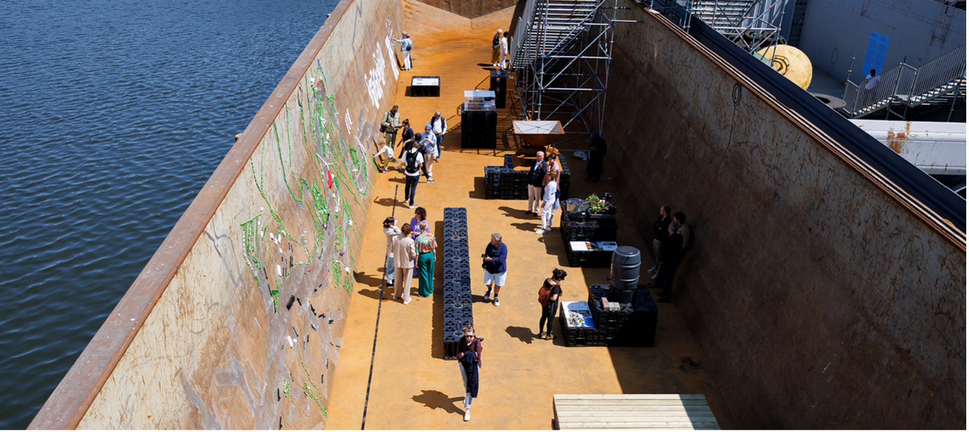 Wavin met PolderRoof en AquaCell-kratten op Rotterdams architectuurfestival