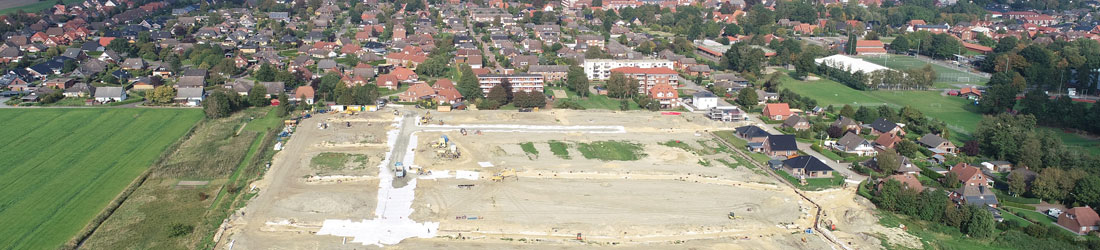 Komplexe Bodenverhältnissen beim Neubaugebiet in Drochtersen