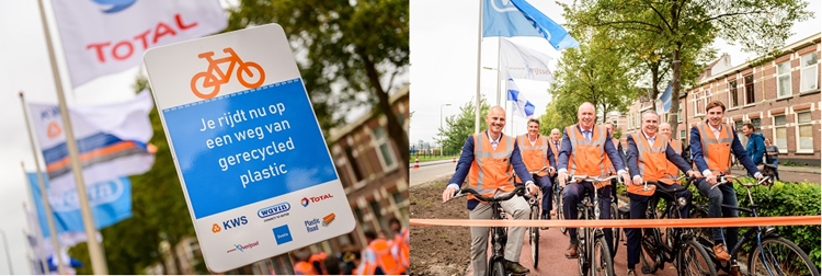 Inaugurazione della PlasticRoad la prima strada di plastica al mondo