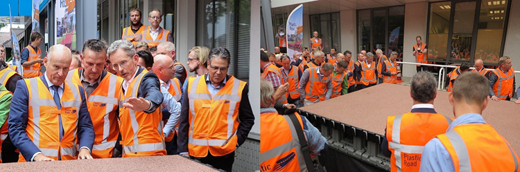 Presentazione della PlasticRoad la prima strada di plastica al mondo