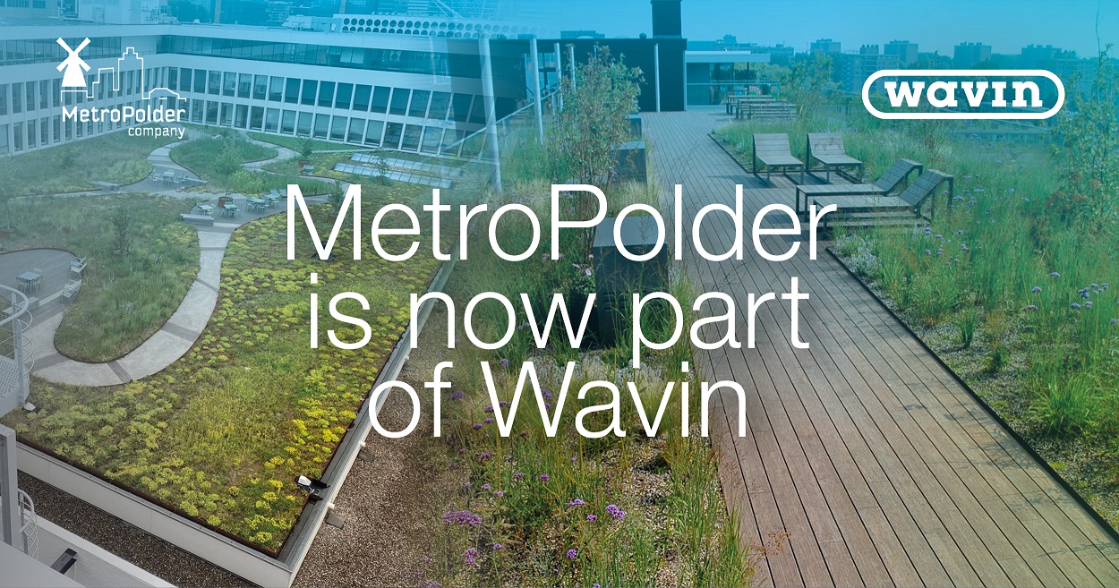 Wavin unisce le forze con l'innovativa start-up olandese MetroPolder | Wavin Italia