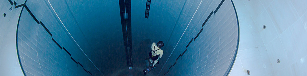 Y 40 The deepest swimming pool in the world with thermal water