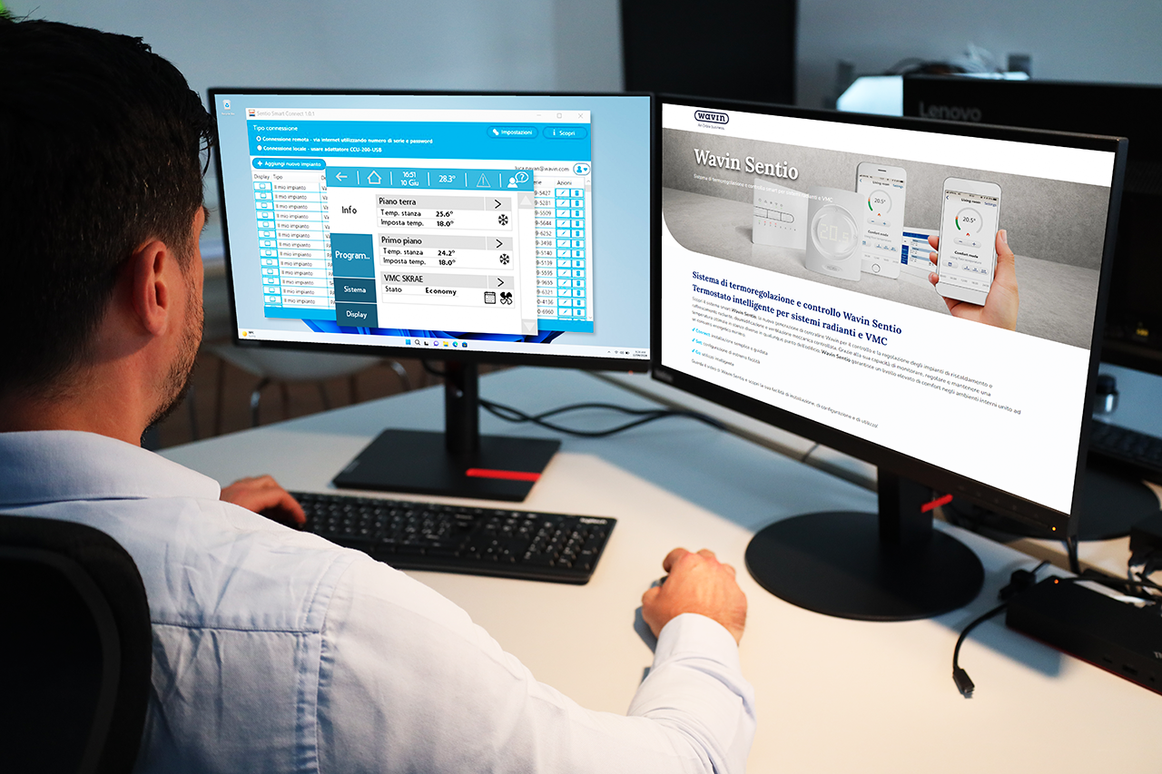 Wavin Sentio Smart Connect: il software per i partner Wavin